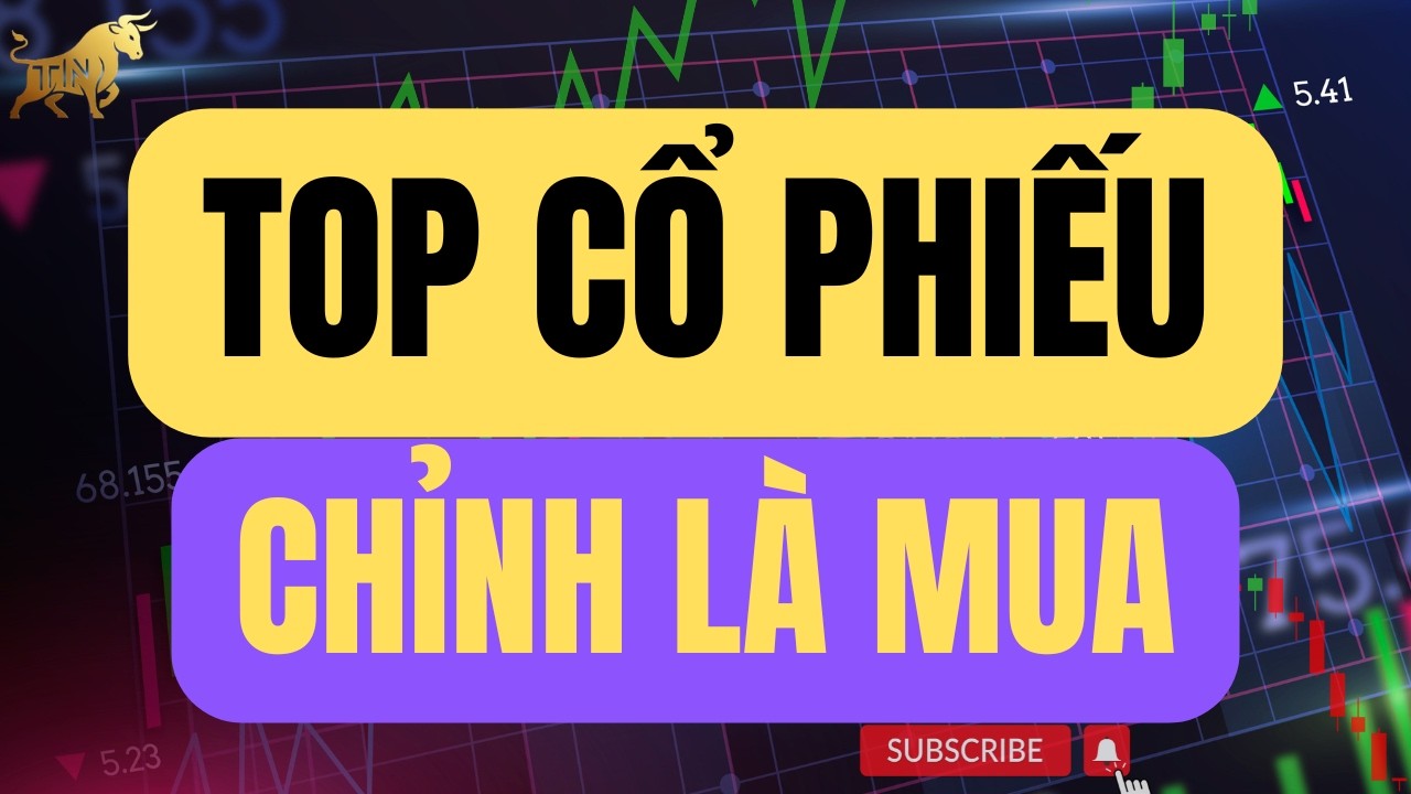 Chứng khoán hôm nay | Nhận định thị trường : TOP CỔ PHIẾU - CHỈNH LÀ MUA