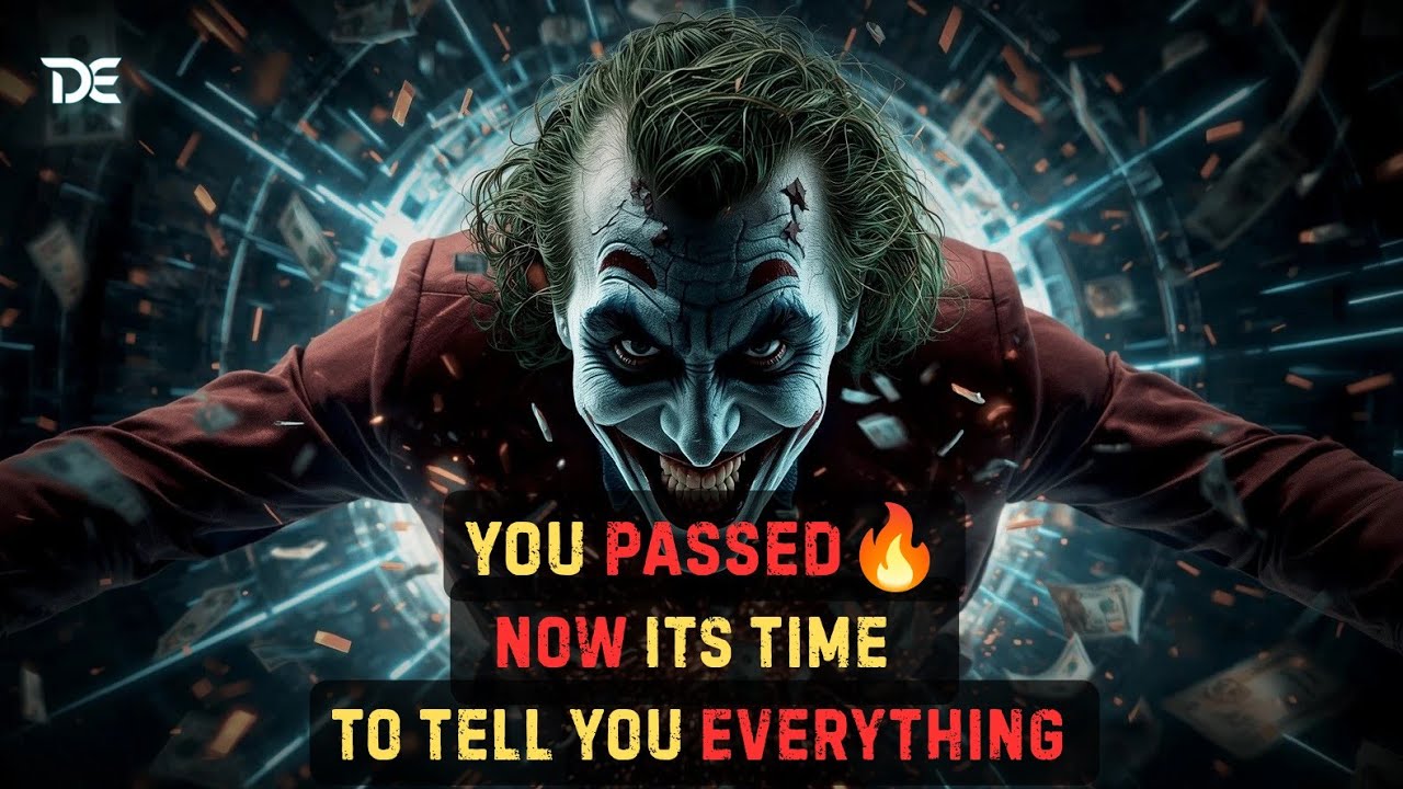 You Passed🔥- It's Time You Knew The Truth - Joker Speech (dark motivation)