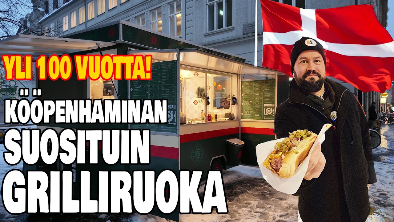 TESTISSÄ TANSKAN SUOSITUIN GRILLIRUOKA - PØLSER - HOT DOG VUODESTA 1921