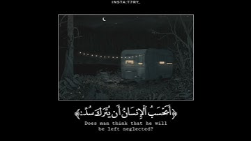 ايحسب الإنسان أن يترك سد تلاوة خاشعة
