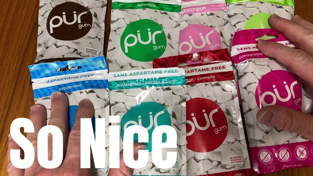 Pur Gum Variety Pack, So Many Flavors! YouTube