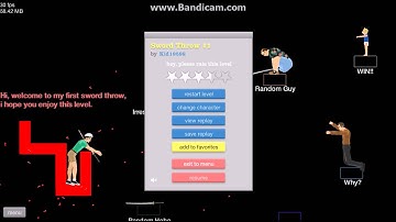 Happy wheels part #2 sword throw