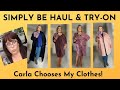Simply Be Haul & Try On  - Carla Chooses My Clothes  - Over 50 Plus Size Fashion