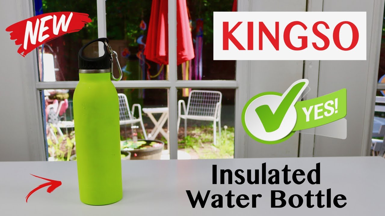 KINGSO ️ Insulated Sports Water Bottle Review YouTube