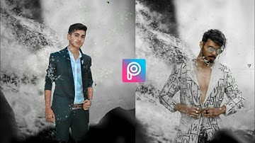 Vijay maher water dropping creative photo editing in picsart||Best editing||Bharat editing zone||
