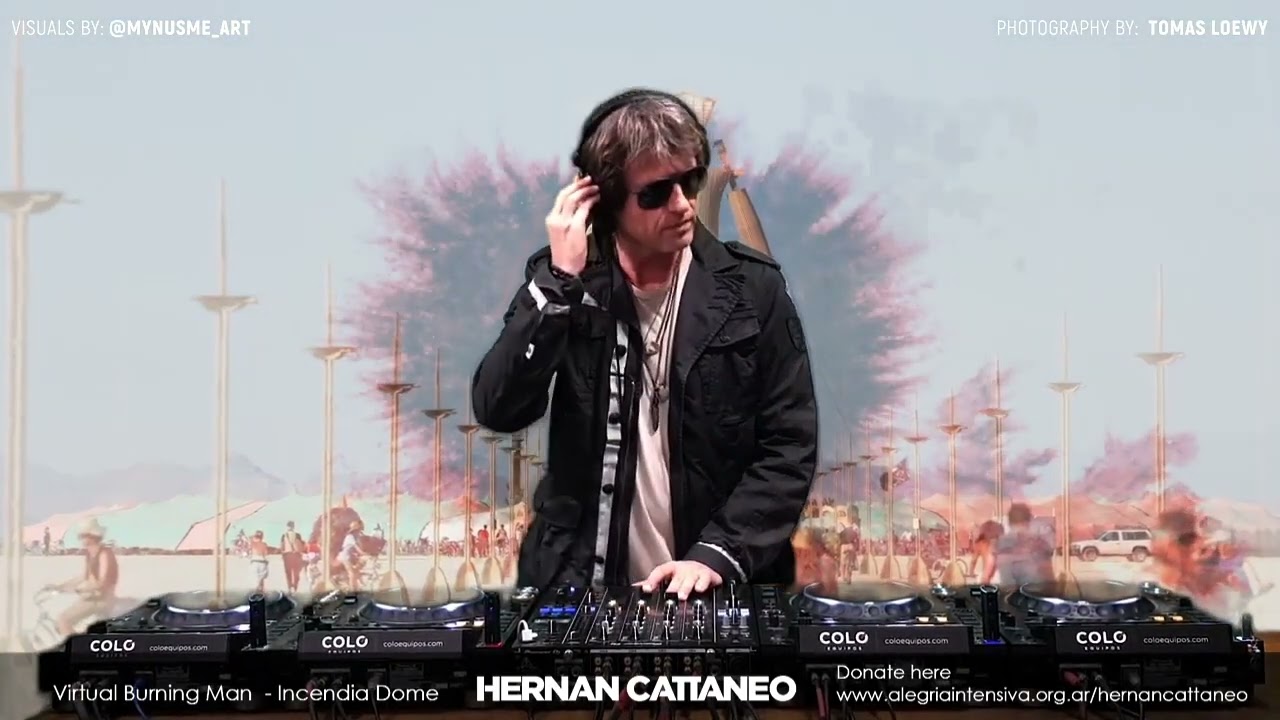 Hernan Cattaneo plays "MUUI - Your Revised Reality“ at Incendia Dome - Burning Man Multiverse.