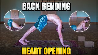 Heart Opening & Back-Bending Routine For Beginners - Yoga For Back Stiffness