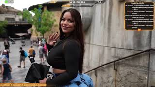 Gracie Bon Blue Leggings Kick Clips