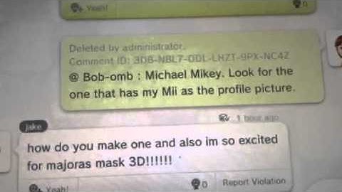 The Miiverse Admins Deleted My Comment That Had NOTHING to Do With Sharing Friend Codes!!!