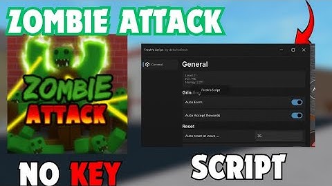 [🧟‍♀️] Zombie Attack script – (Auto Farm)