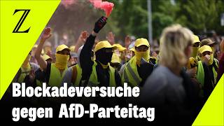 Zehntausende demonstrieren gegen AfD-Parteitag in Erfurt