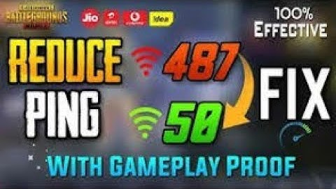 How to Fix High Ping Problem in PUBG Mobile Lite | Ping Fix PUBG Mobile Lite | Get 40 MS Ping PUBG