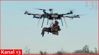 Ukraine makes battlefield history with first-ever drone evacuation of wounded soldier