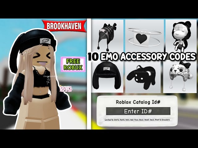 New BIRTHDAY ACCESSORY ID CODES for Roblox Brookhaven 🏡RP 