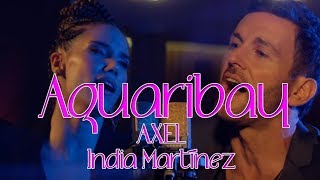 Video thumbnail of "Aguaribay  Axel India Martinez (letra)"