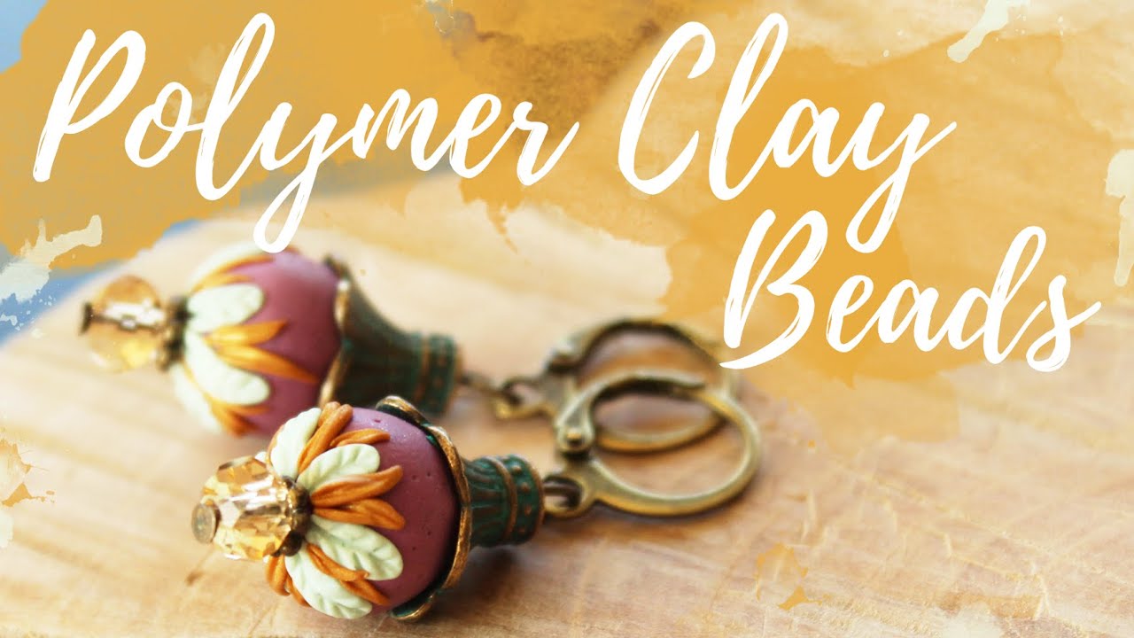 Polymer Clay Embroidery Beads | Tutorial