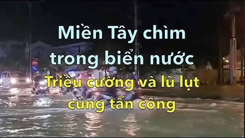 Miền Tây Chìm trong Biển nước: Triều cường và Lũ lụt cùng Tấn công #trieucuong#dbscl#mientay#ngaplut