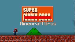 Super Minecraft Bros A Super Mario Bros Parody Machinima Level 1-1