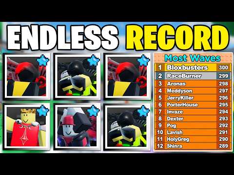RACING for #1 ENDLESS LEADERBOARD in Noob Tower Defense