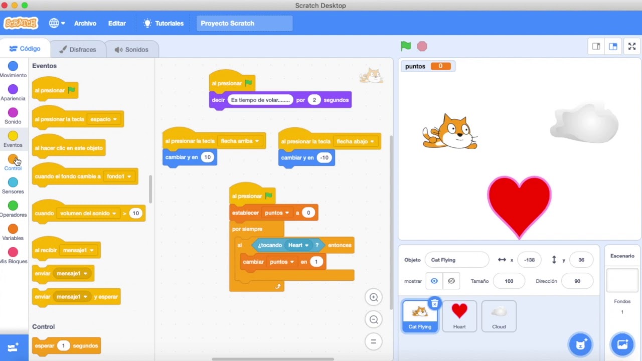 Scratch Inima ATRAPA CORAZONES SCRATCH - YouTube