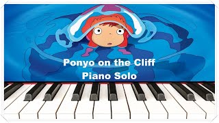 Ponyo on the cliff (from "ponyo") - piano solo [synthesia]