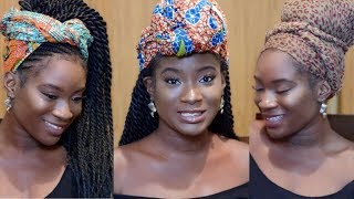 How To Easy Way To Tie Head Wrap Or Turban