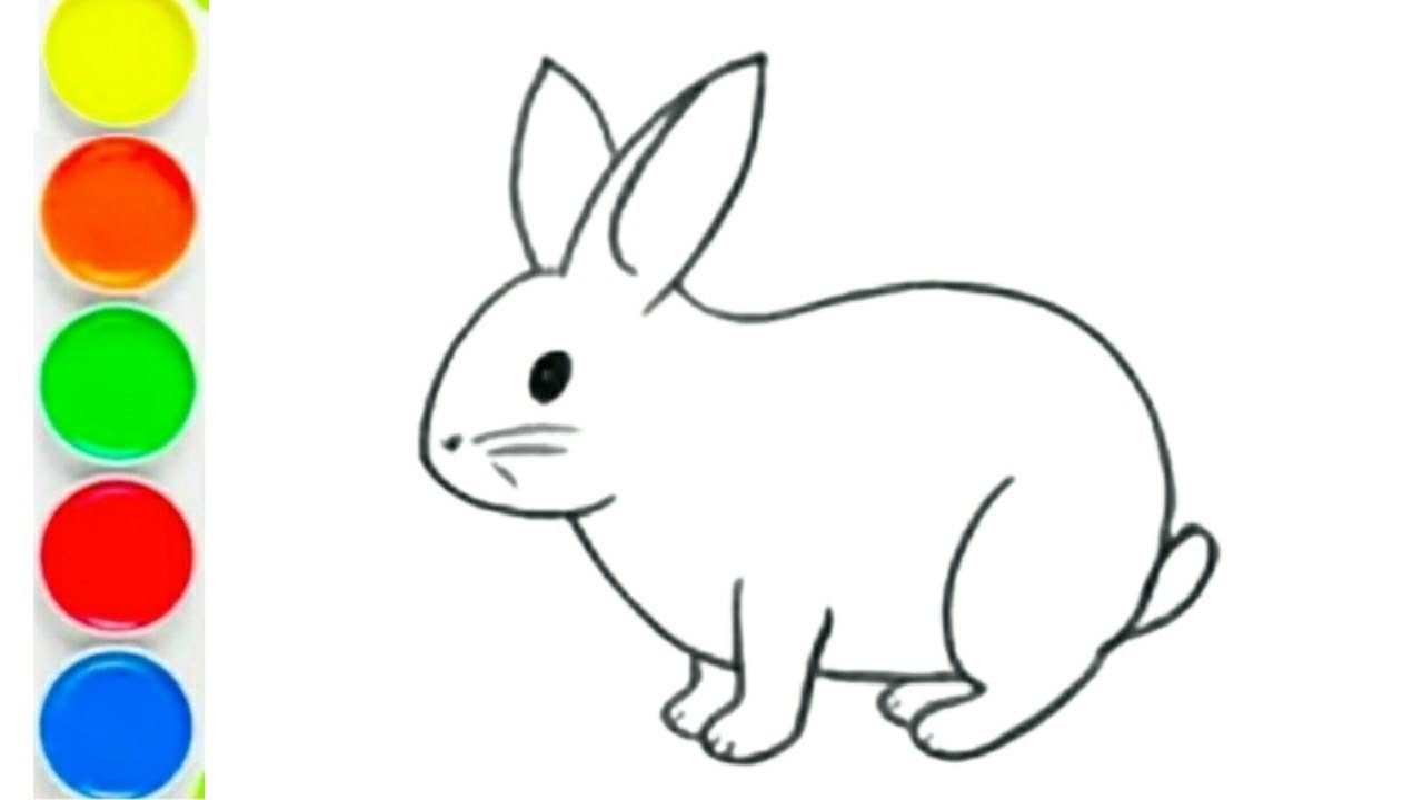How To Draw A Rabbit Step By Step | Rabbit Drawing - YouTube