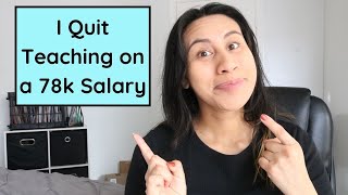 Why I Quit Teaching After 5 Years on a 78k Salary in Las Vegas