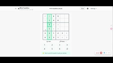 Linkedin Mini Sudoku #116 Today