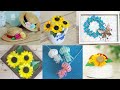 簡単！夏の工作6種つめ合わせ~紙で作るひまわりからクラゲまで~ DIY 6 Summer Craft Ideas!!