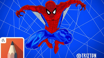 【 SpeedPaint 】Spider-Man Autodesk Sketchbook