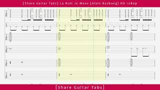 [Share Guitar Tabs] La Nuit Je Mens (Alain Bashung) HD 1080p