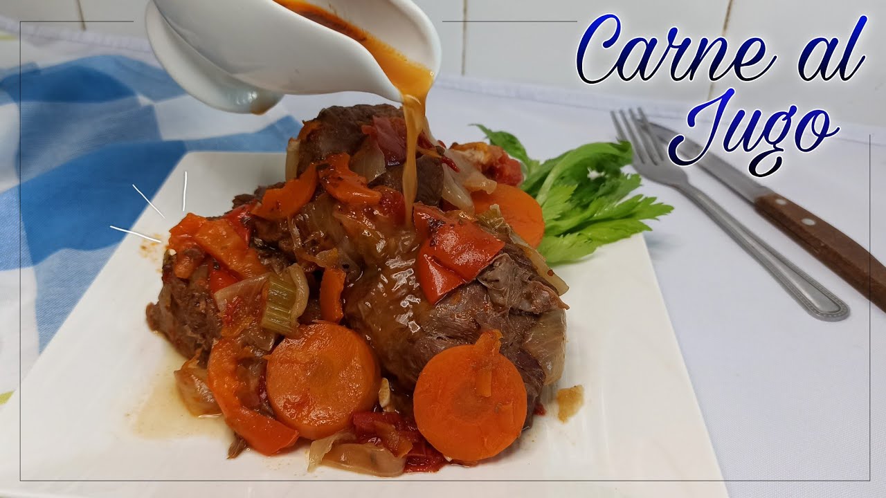 ¡CARNE de VACUNO al JUGO🥩! Muy BLANDA y JUGOSA -A la OLLA- Una excelente opción