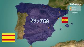 Second And Third Carlist Wars 18461876 Using Google Maps Spains Carlist Conflicts