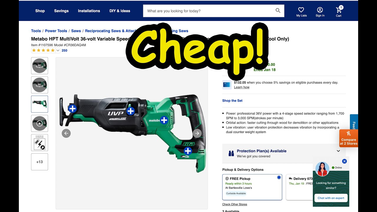 Metabo HPT & Flex Reciprocating Saw Deals YouTube