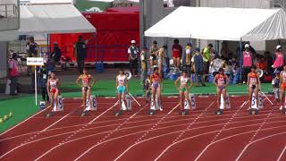20171007 えひめ国体 少年女子B 100ｍ準決勝2組