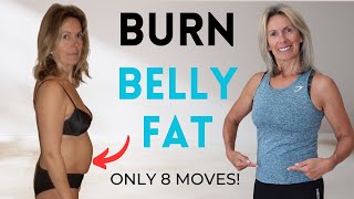 Want To Lose Belly Fat? Only 8 Moves & No Equipment