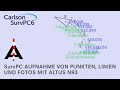 SurvPC: Punkte, Linien, Fotos aufnehmen mit dem NR3