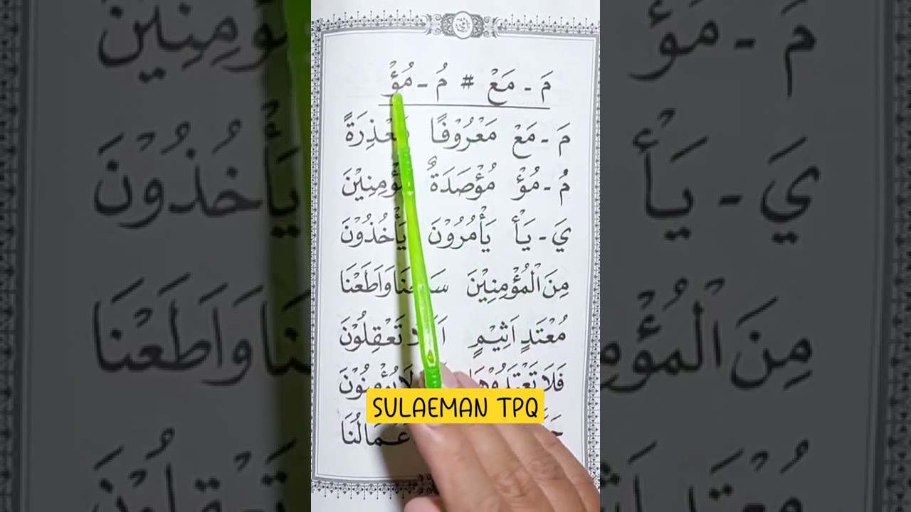 Ngaji Al Quran Mudah - Ummi Remaja dan Dewasa Jilid 2 hal 29