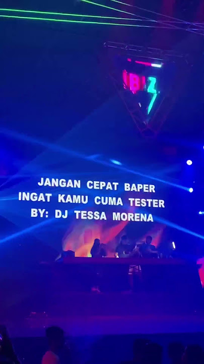 Kata kata dj tessa , ibiza club sby #clubbarusby #djtessamorena #ibiza #ibizaclub