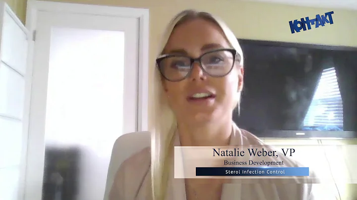 Jurij R. Klufas with Natalie Weber (Sterol Infection Control)