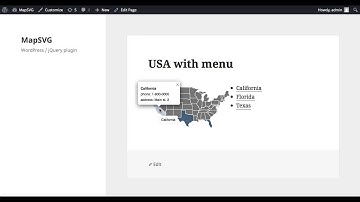 MapSVG 2.x tutorial: interactive vector map with menu in WordPress