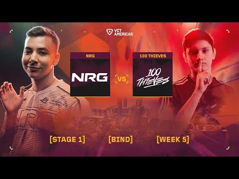 NRG vs 100 Thieves - VCT Americas Stage 1 - W5D2 - Map 2