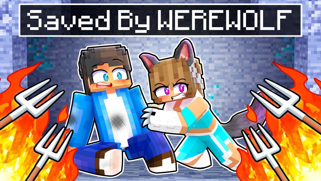 SAVED by a WEREWOLF in Minecraft!