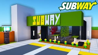 Minecraft Tutorial: How To Make A Modern Subway &quot;2023 City Builds&quot;