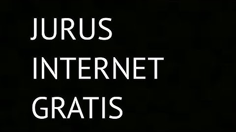 JURUS INTERNET GRATIS TELKOMSEL ANONYTUN 2017