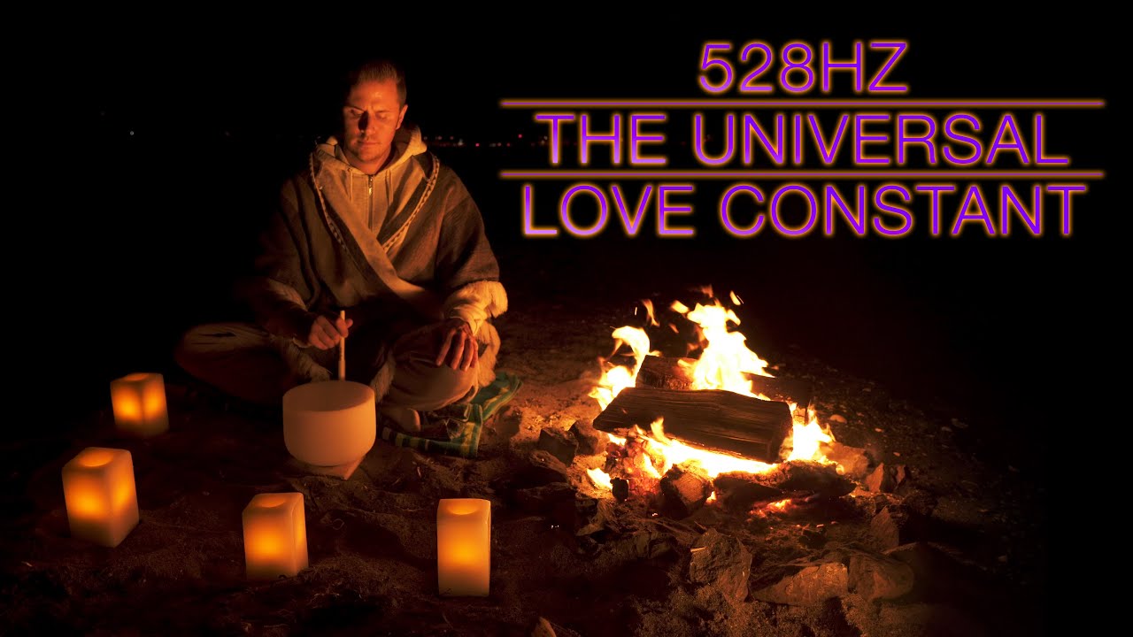 528hz Singing Bowl Beach Campfire Sound Bath (No Talking) Universal