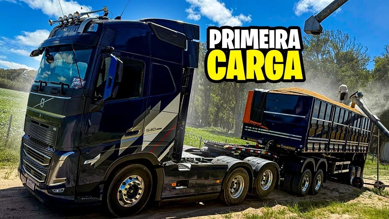 PRIMEIRA CARGA DE ARROZ NO NOVO RODOTREM 😍 VOU APRENDER!