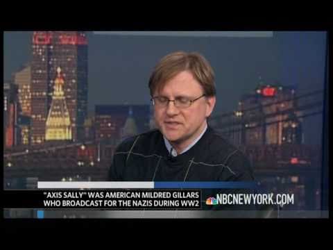 Chuck Scarborough of NBC News New York Interviews "Axis Sally" Author Richard Lucas