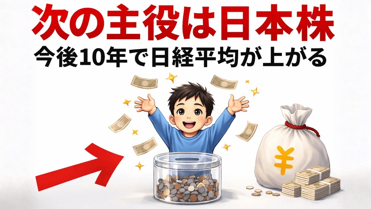 貯金派は損をする？今後10年で日経平均が爆発する8つの理由。格差社会で「勝ち組」に残るための投資術|資産を守る経済の話